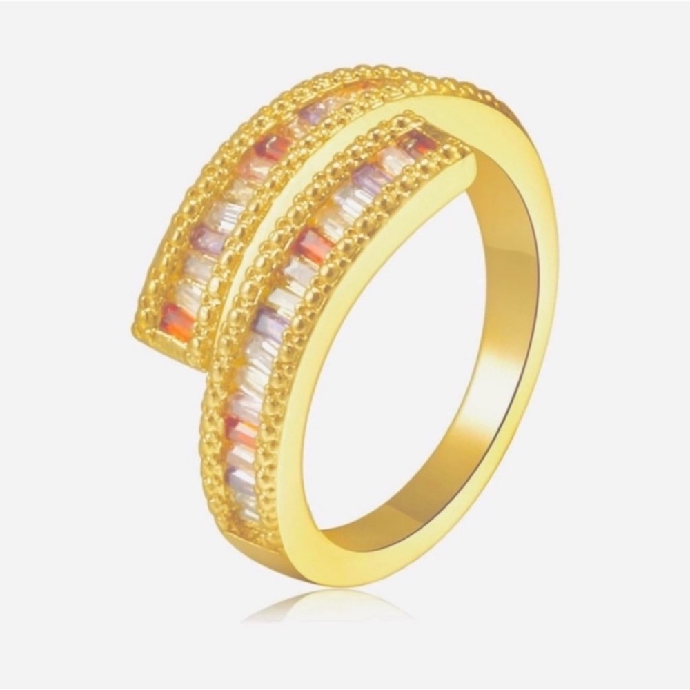 NIB Arvino Amethyst 18k Gold wrap svelte wrap ring - Picture 8 of 14